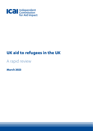英国对英国境内难民的援助快速审查